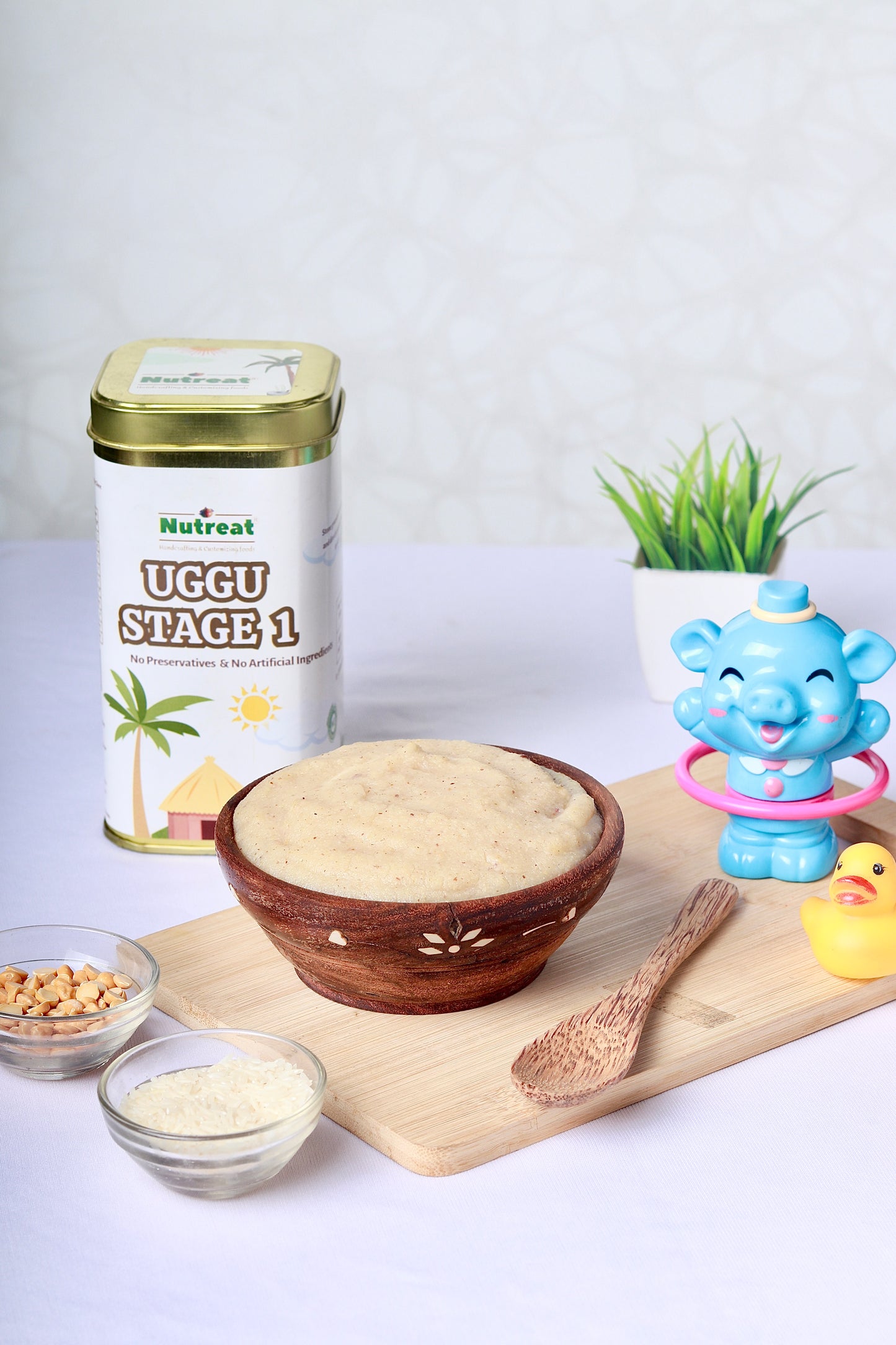 Nutreat Uggu Stage 1 – Traditional Multigrain Baby Cereal for 6+ Months