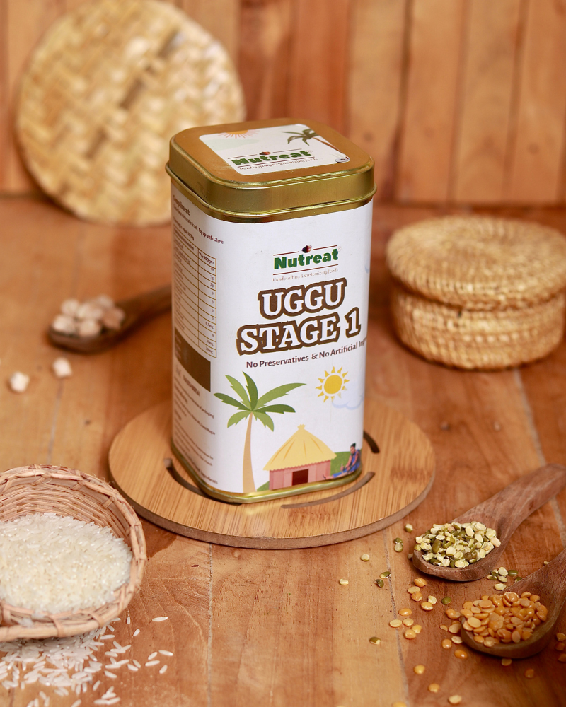 Uggu Stage 1 traditional sprouted baby cereal pack – Nutreatlife