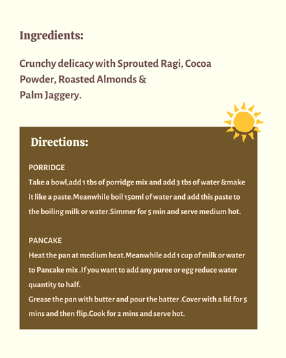 Choco Ragi Almond- Trail Pack - Nutreatlife
