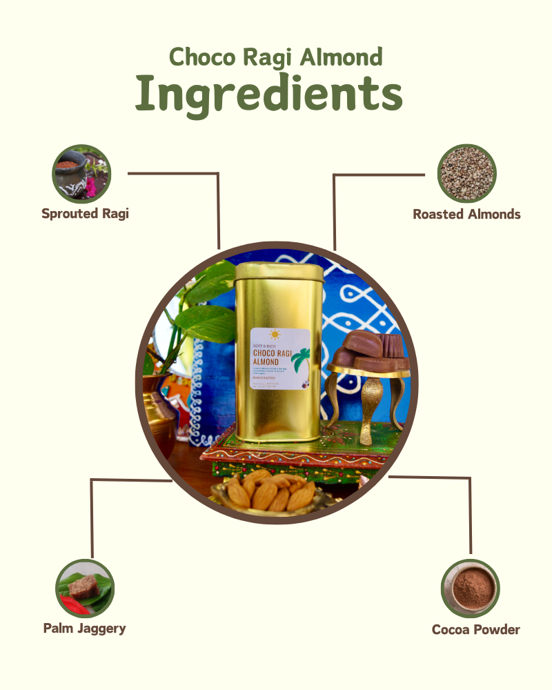 Choco Ragi Almond- Trail Pack - Nutreatlife