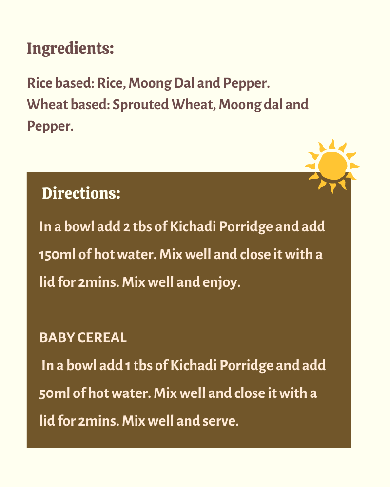 Instant Nutreat Kichadi Porridge - Nutreatlife