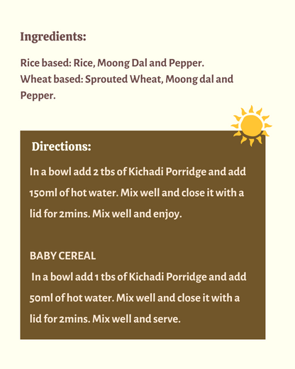 Instant Nutreat Kichadi Porridge - Nutreatlife