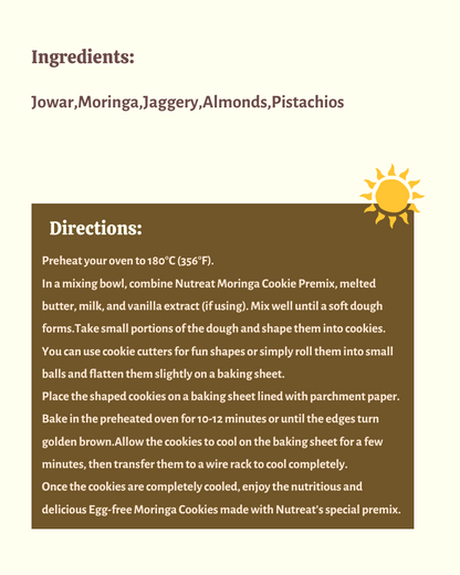 Moringa Cookies Premix - Nutreatlife