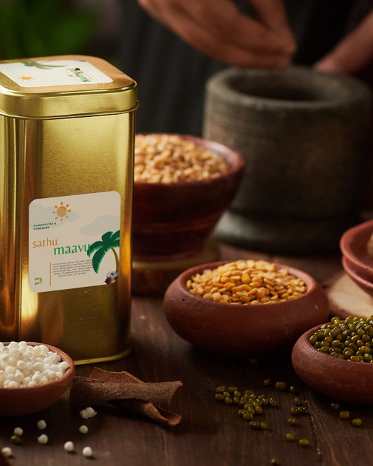 Sathu Maavu | Sprouted Porridge Mix - Nutreatlife